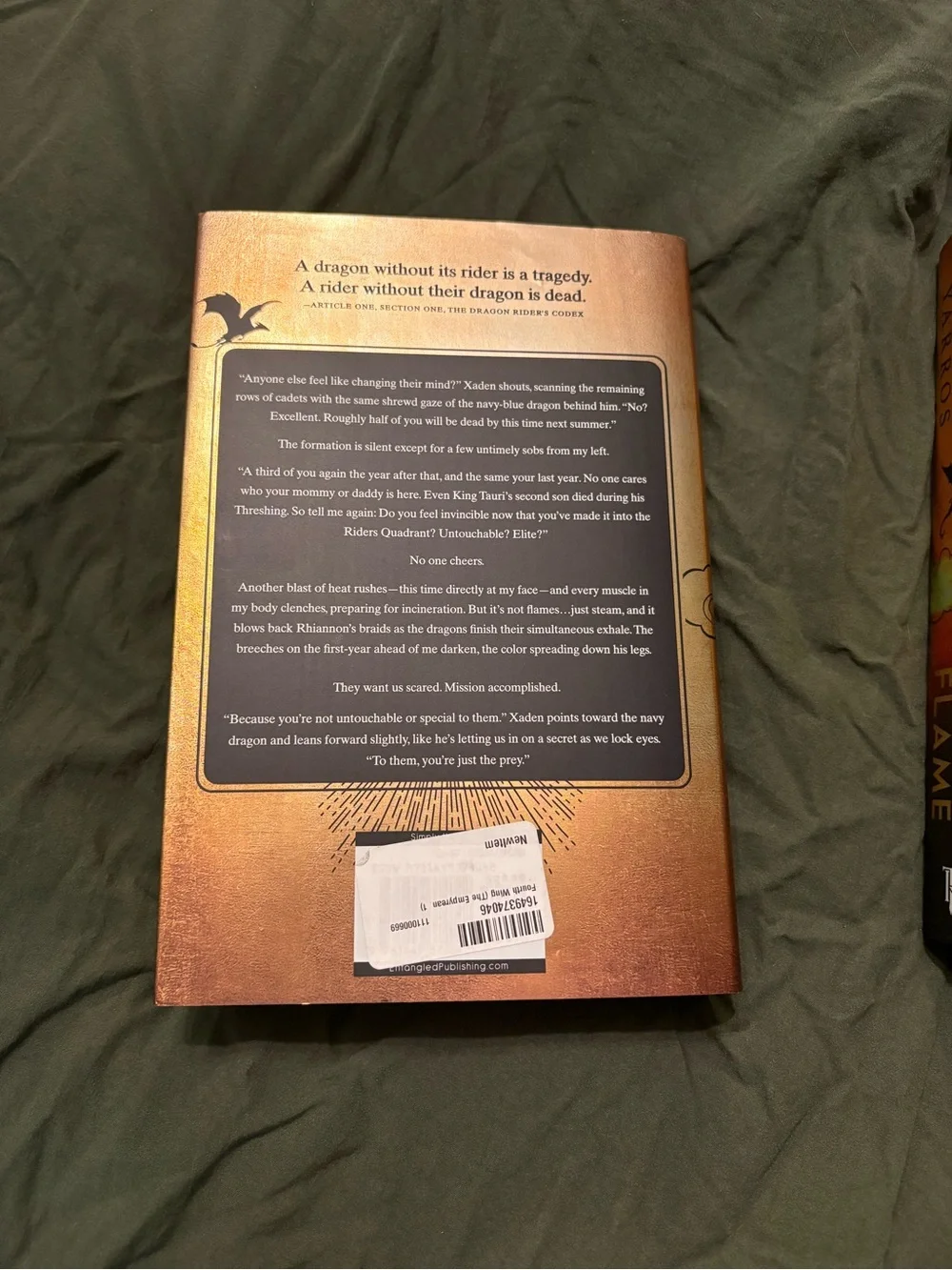 Hardcover Fourth Wing and Iron Flame Book Set by Rebecca Yarros
